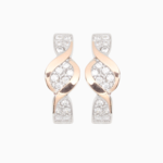 серебряные серьги с цирконом  57204895